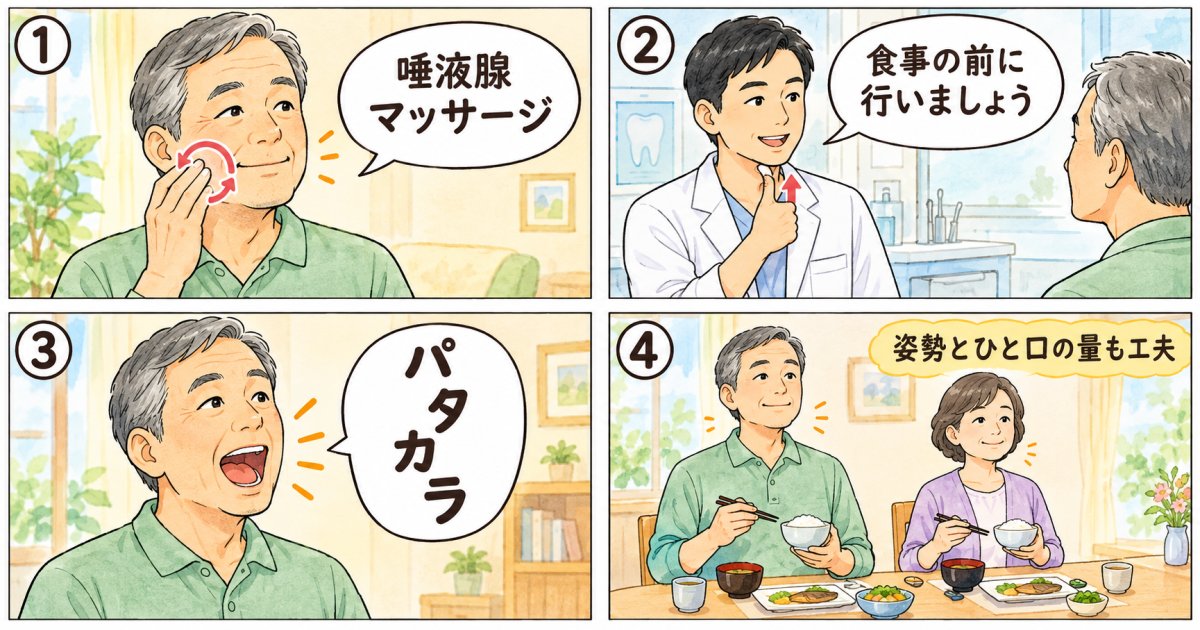 自宅で今日から取り組める口の機能維持トレーニングと工夫